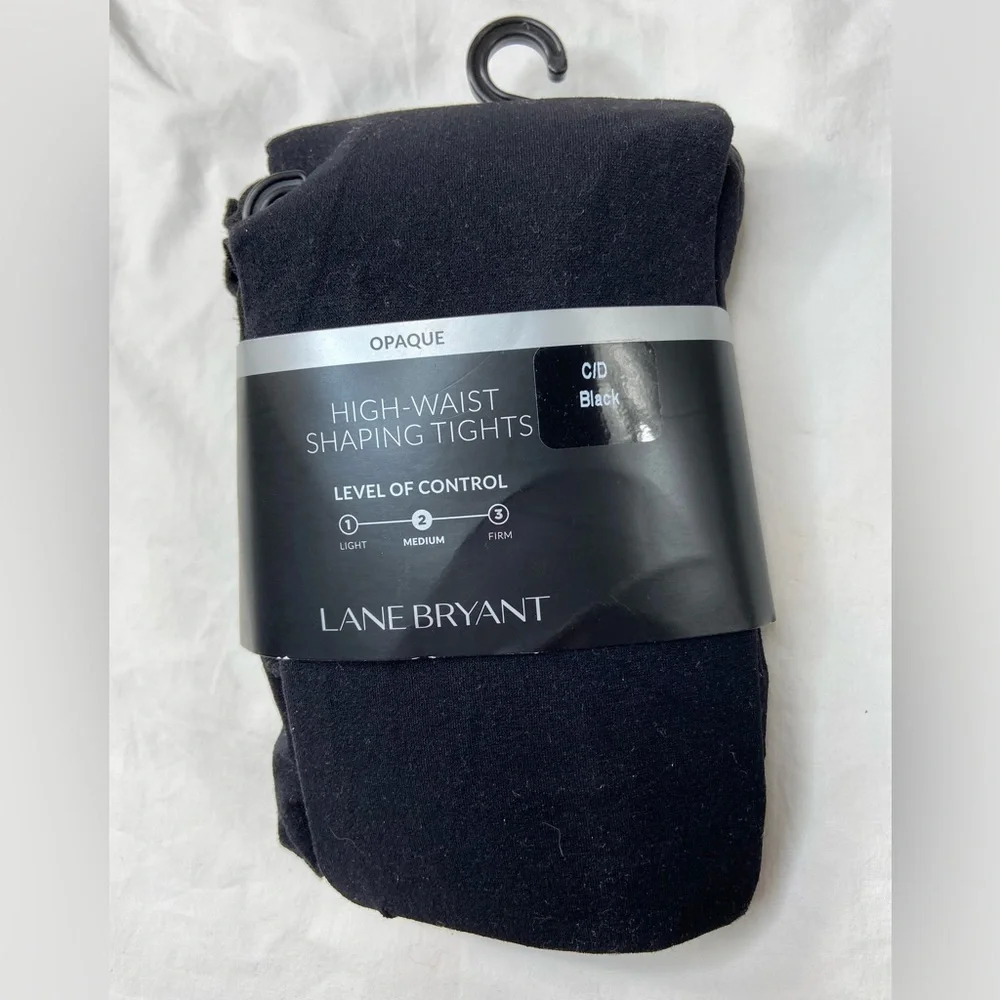 Lane Bryant Tights 2 pairs Brown and Black‎ size Hight waist control top NWT